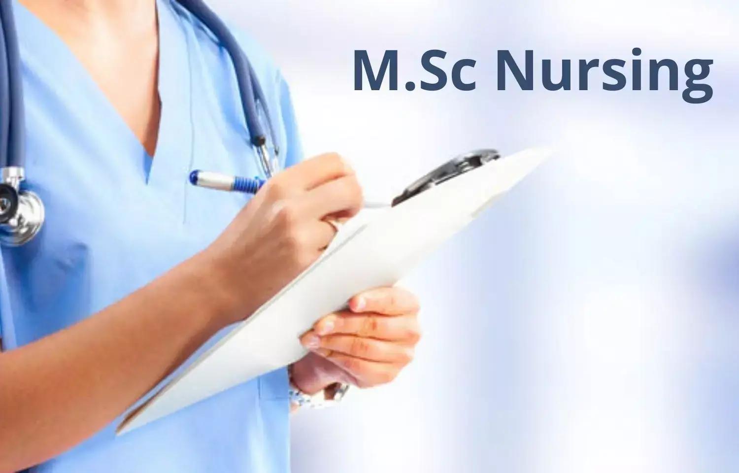 MSc Nursing Admissions At Dr NTR University Of Health Sciences, Apply By April 12
