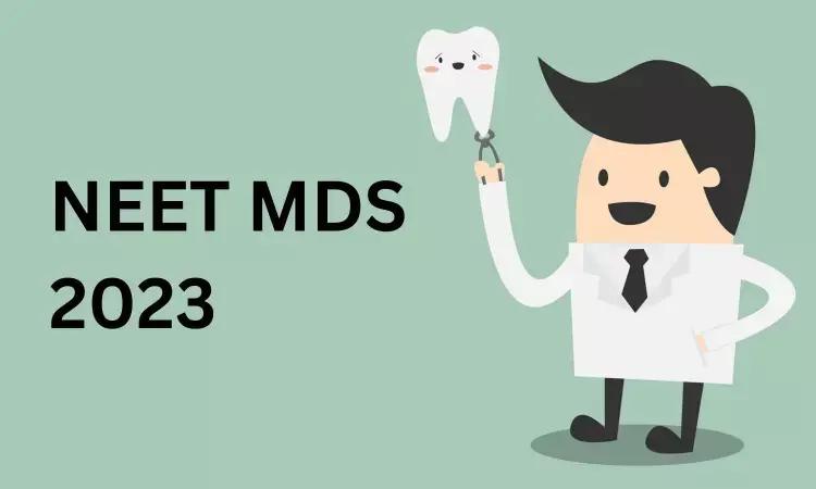 NBE Opens Edit Window For NEET MDS 2023