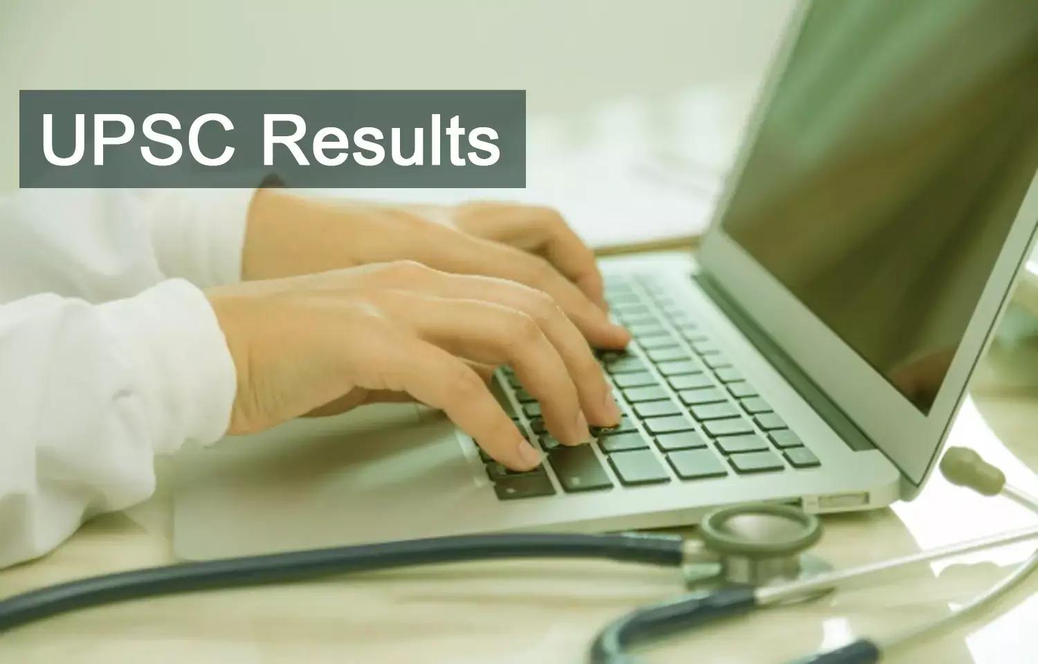 UPSC Combined Medical Services Examination 2020 Results Out, Check Now