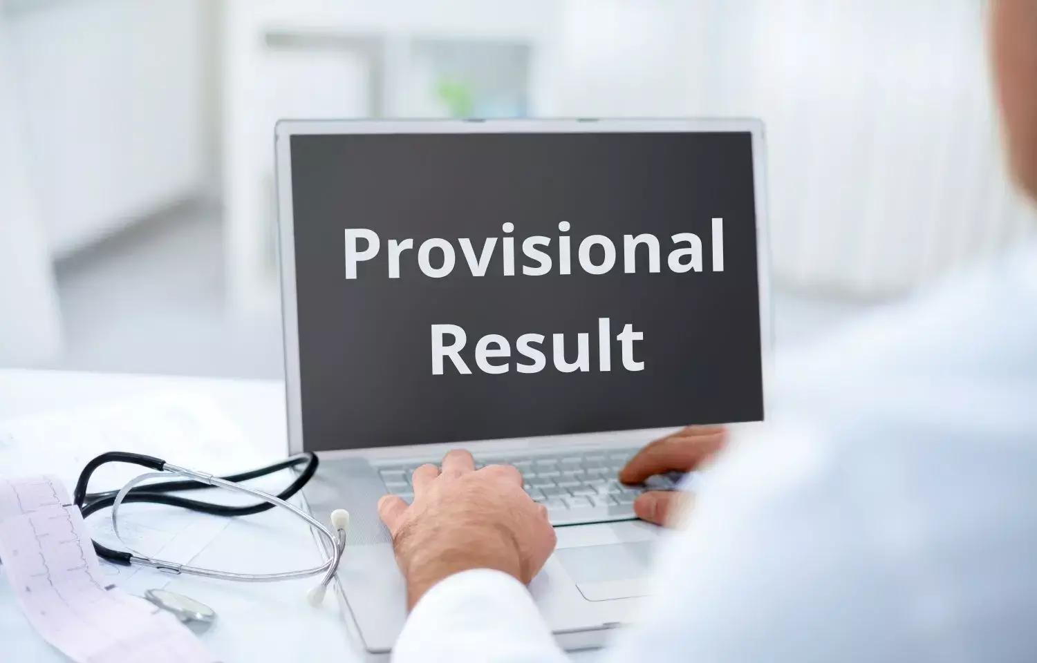 MCC NEET Counselling 2021 New Provisional Results Declared, Check Out Now