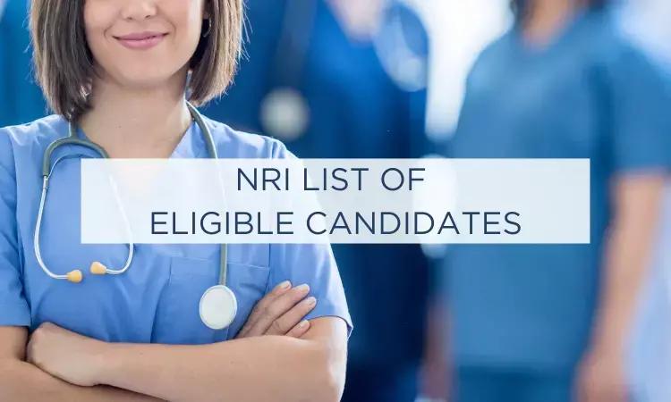 MCC Releases List Of NRI Candidates Eligible For Stray Vacancy Round Of NEET PG, MDS Counselling 2023
