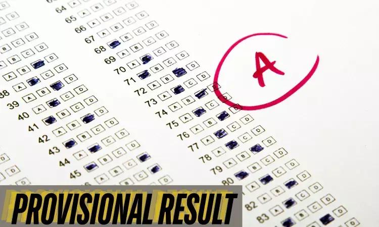 MCC NEET 2024 Round 1 Counselling Provisional Results Announced